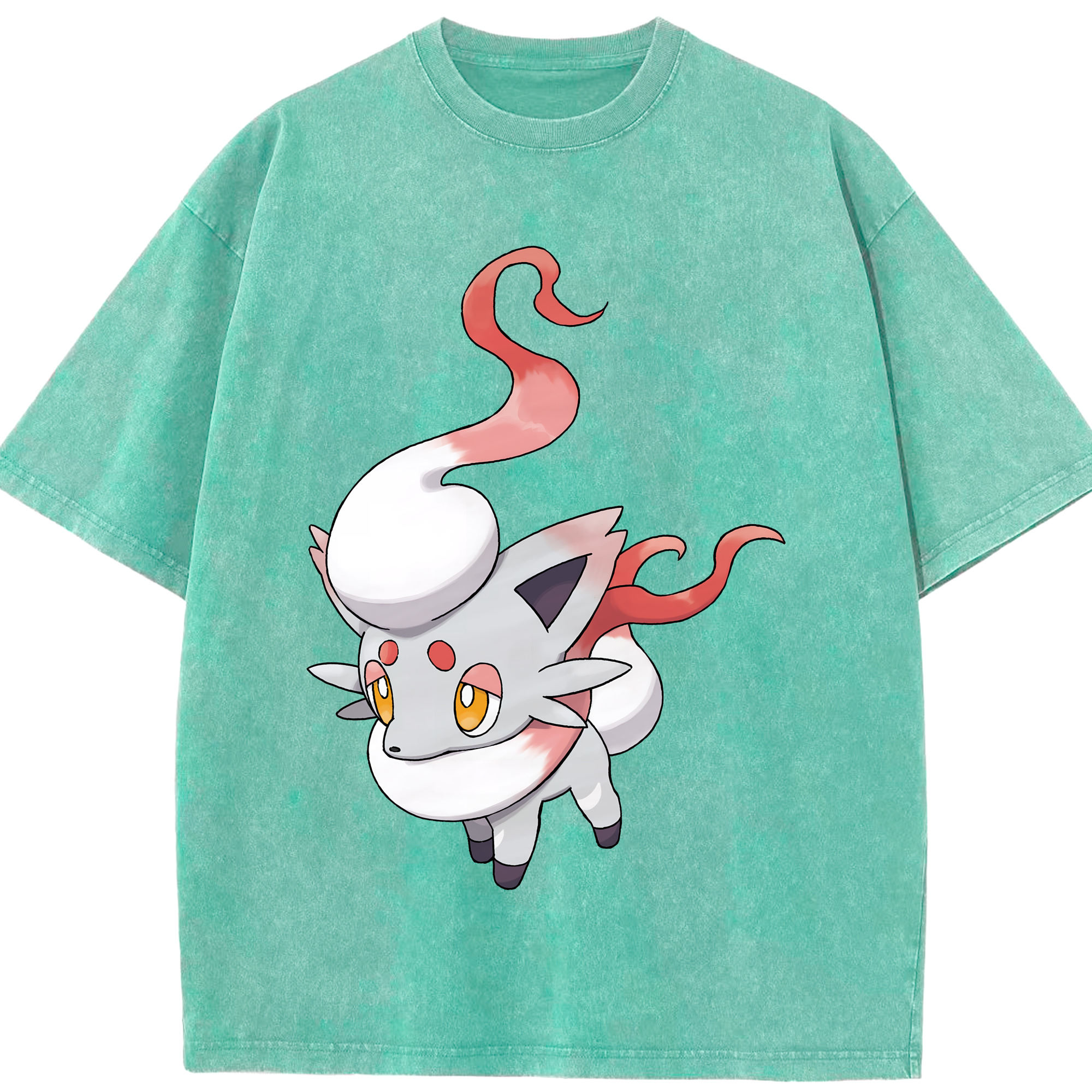 （画像用） ポケットモンスター Pokémon 綿100% ヴィンテージ風 半袖Tシャツ（フロントプリント）